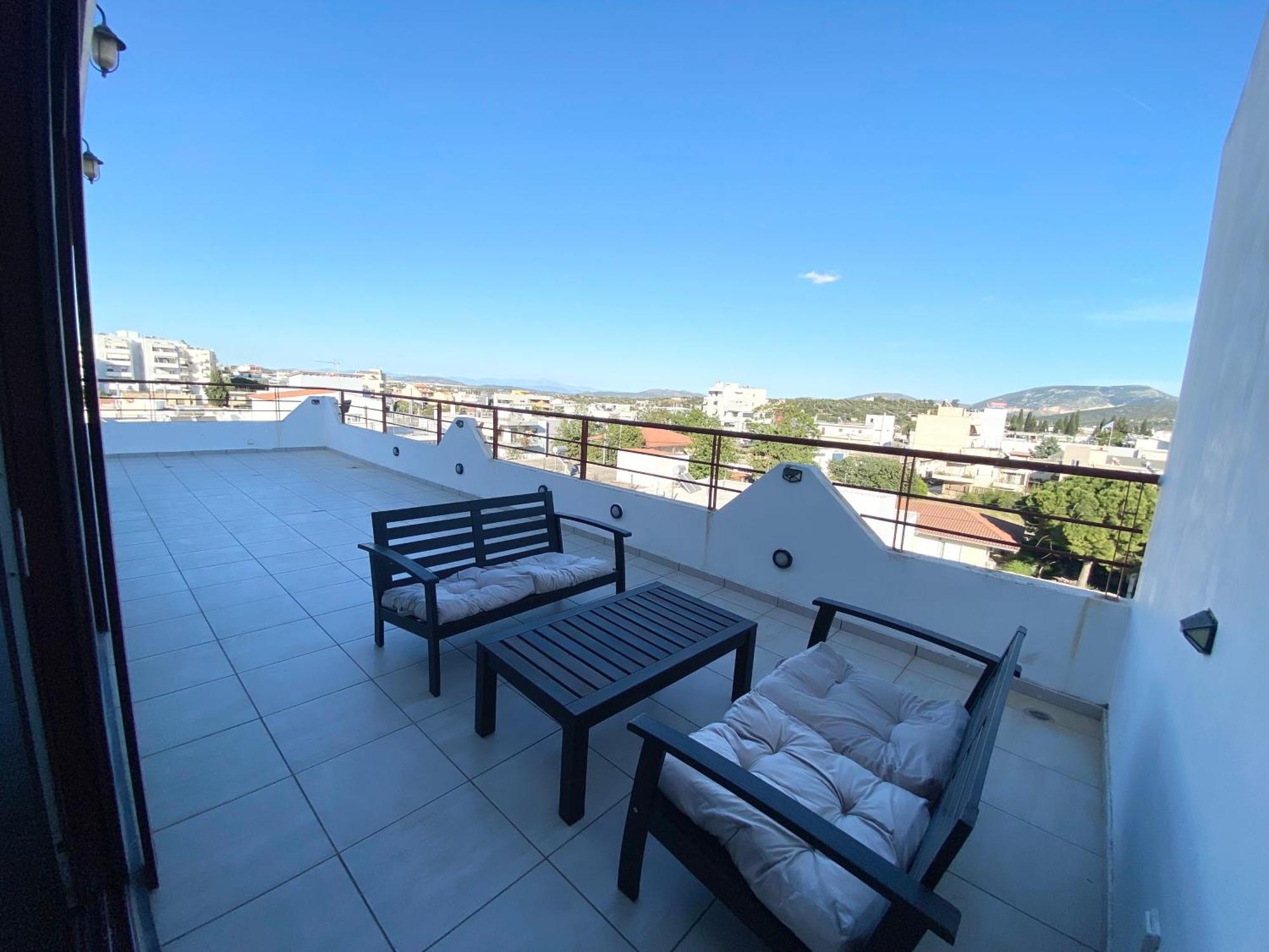 Luxury View Apartment 10Min From Athens Airport Koropíon Exterior foto