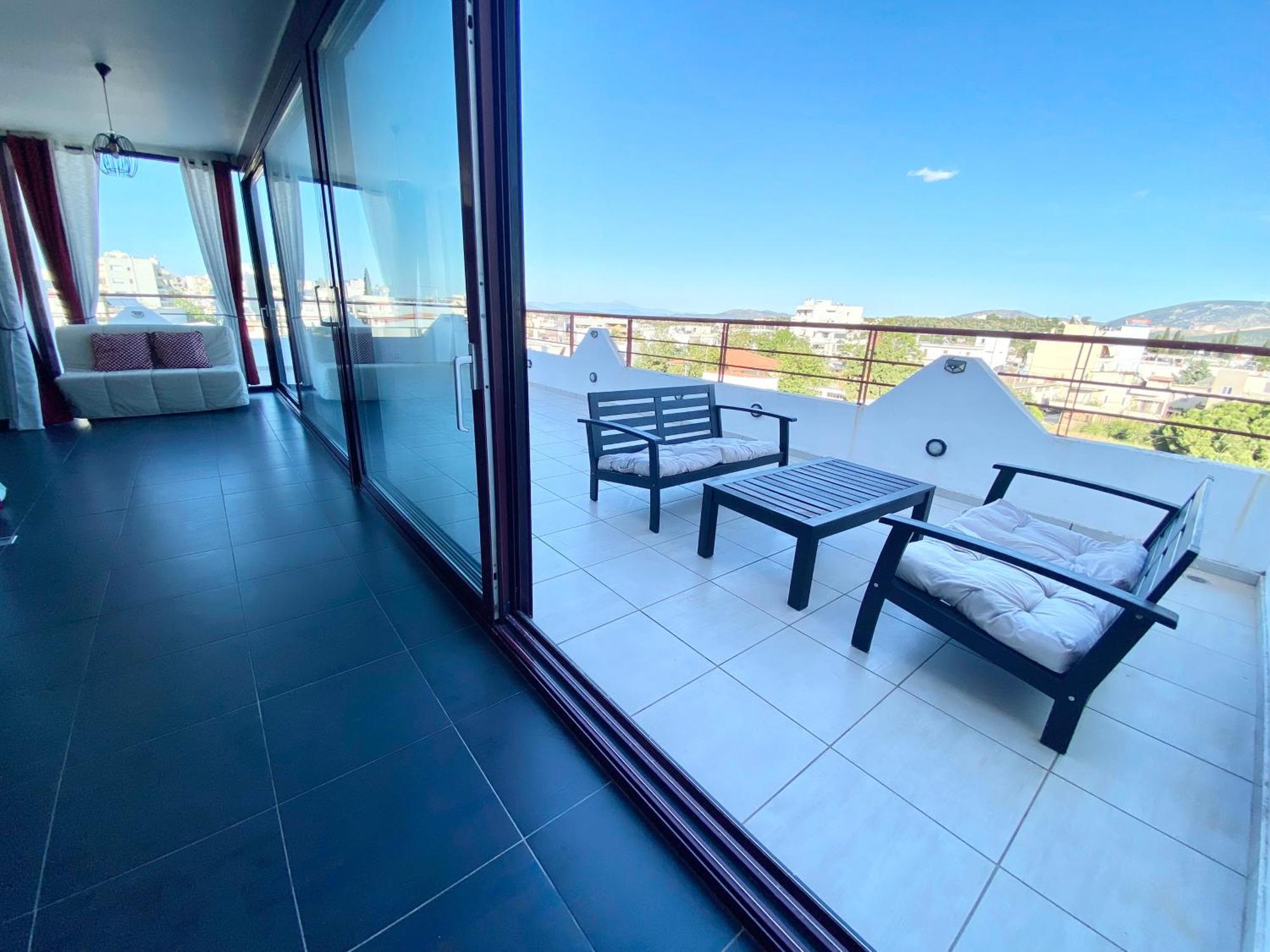 Luxury View Apartment 10Min From Athens Airport Koropíon Exterior foto