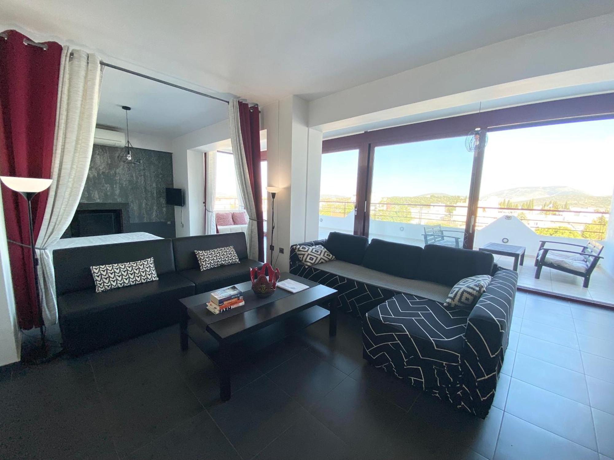 Luxury View Apartment 10Min From Athens Airport Koropíon Exterior foto
